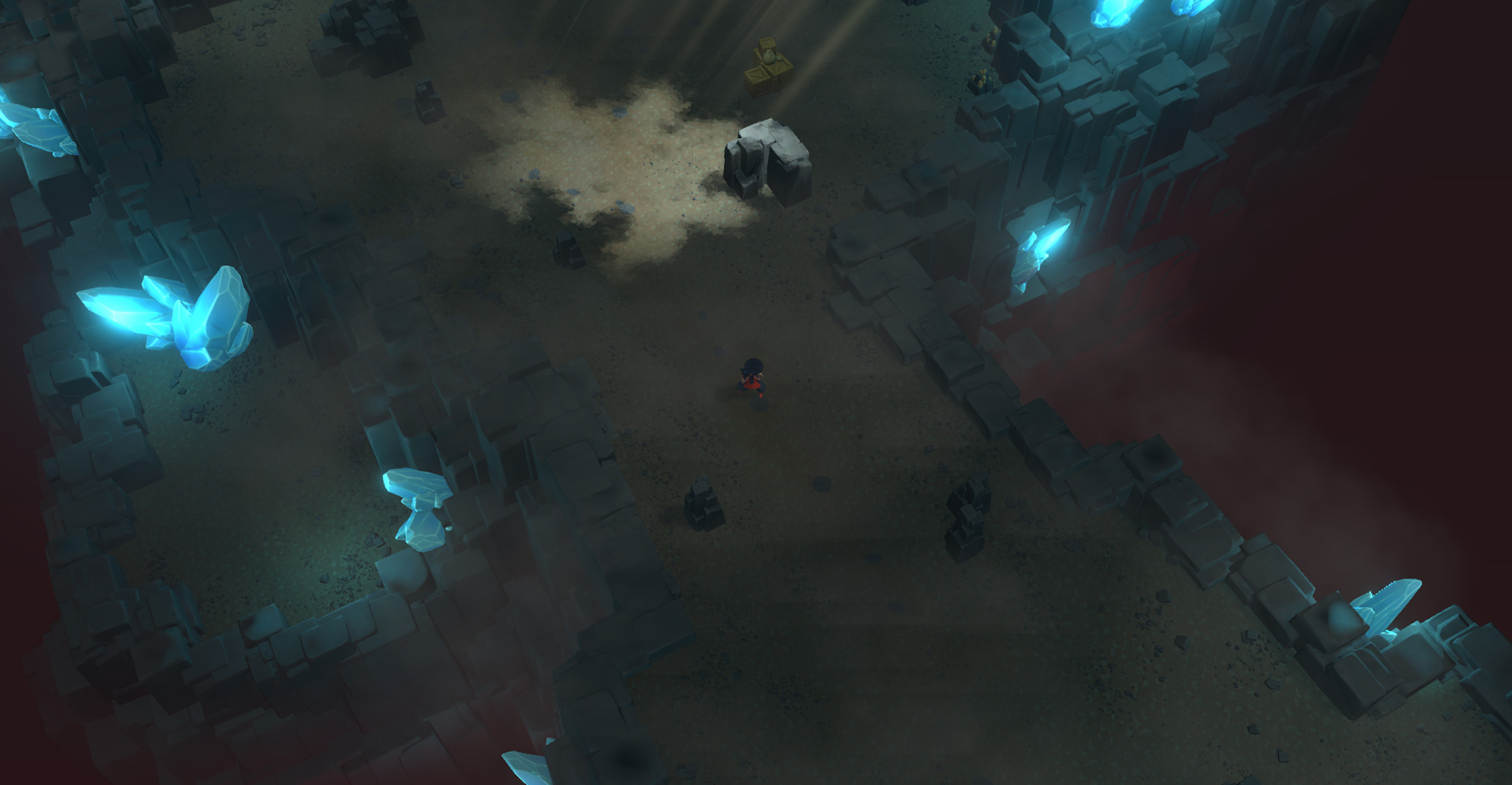 Work-in-progress screenshot of the 3D version